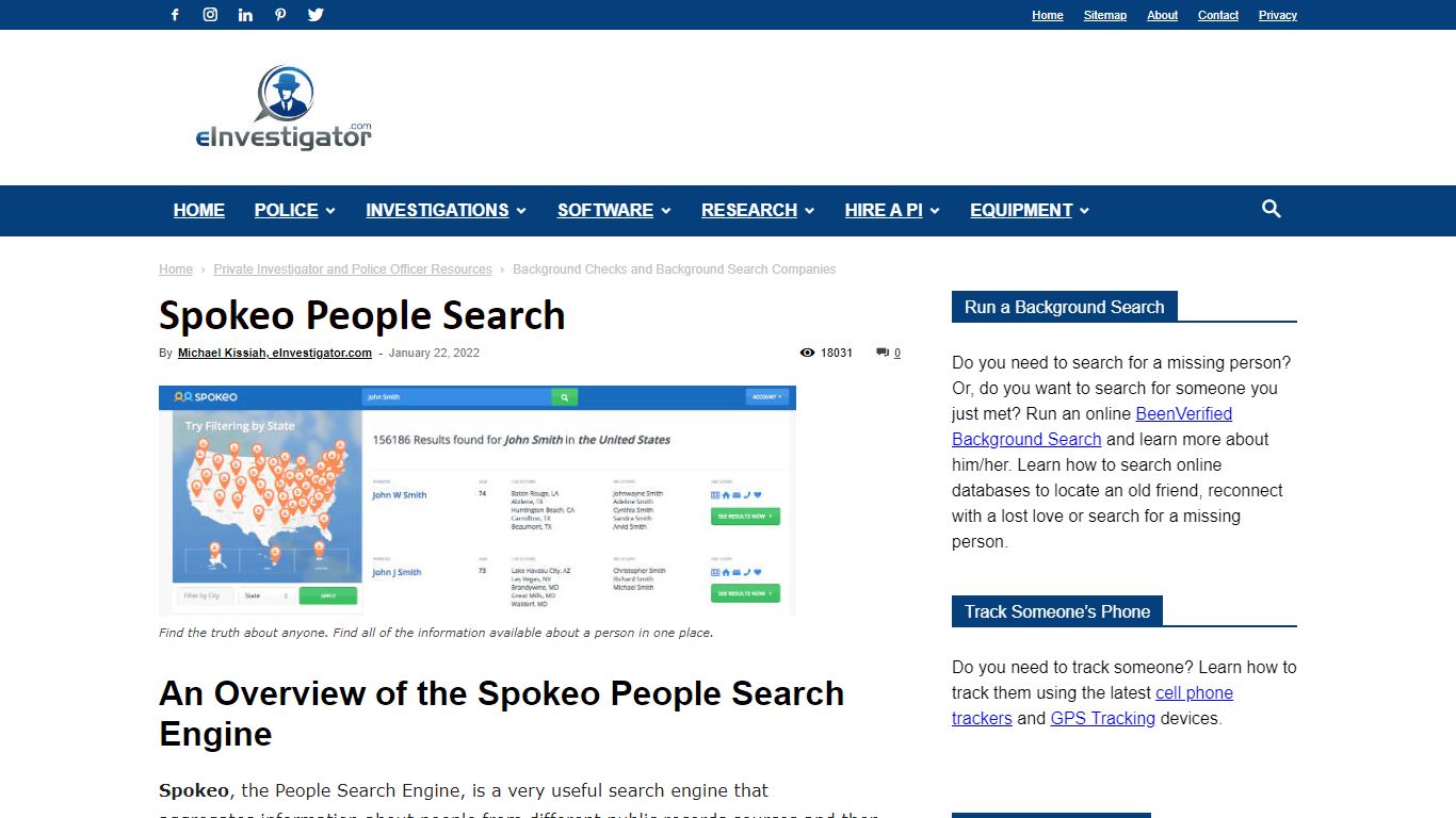 Spokeo Public Records Search Engine - Aggregation Tool